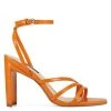 Nine West Zelina Heeled Strappy Sandals 1 Nine West Zelina Heeled Strappy Sandals