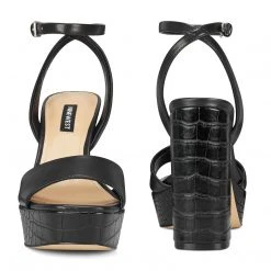Nine West Zenna Platform Sandals High Impact Platforms 12 Nine West Zenna Platform Sandals High Impact Platforms