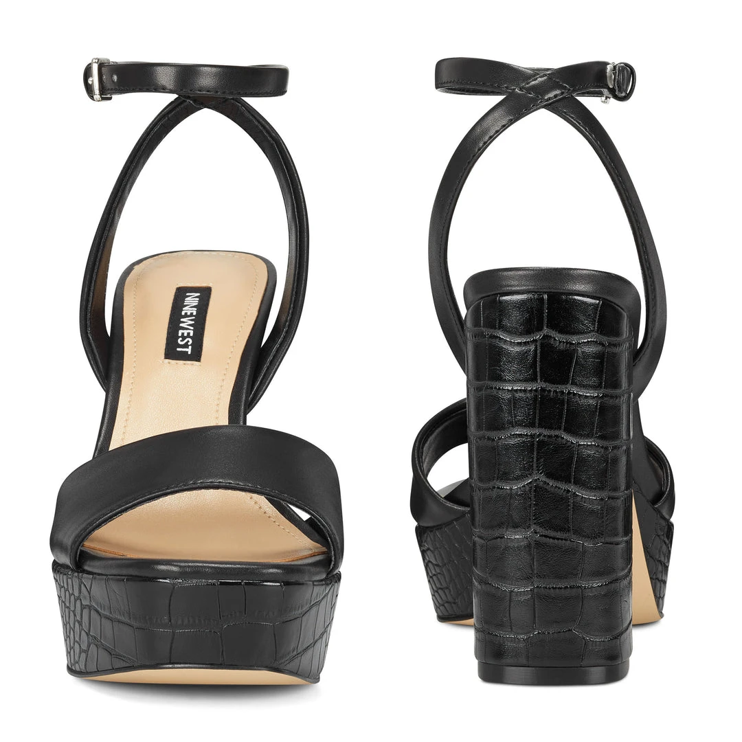 Nine West Zenna Platform Sandals High Impact Platforms 7 Nine West Zenna Platform Sandals High Impact Platforms
