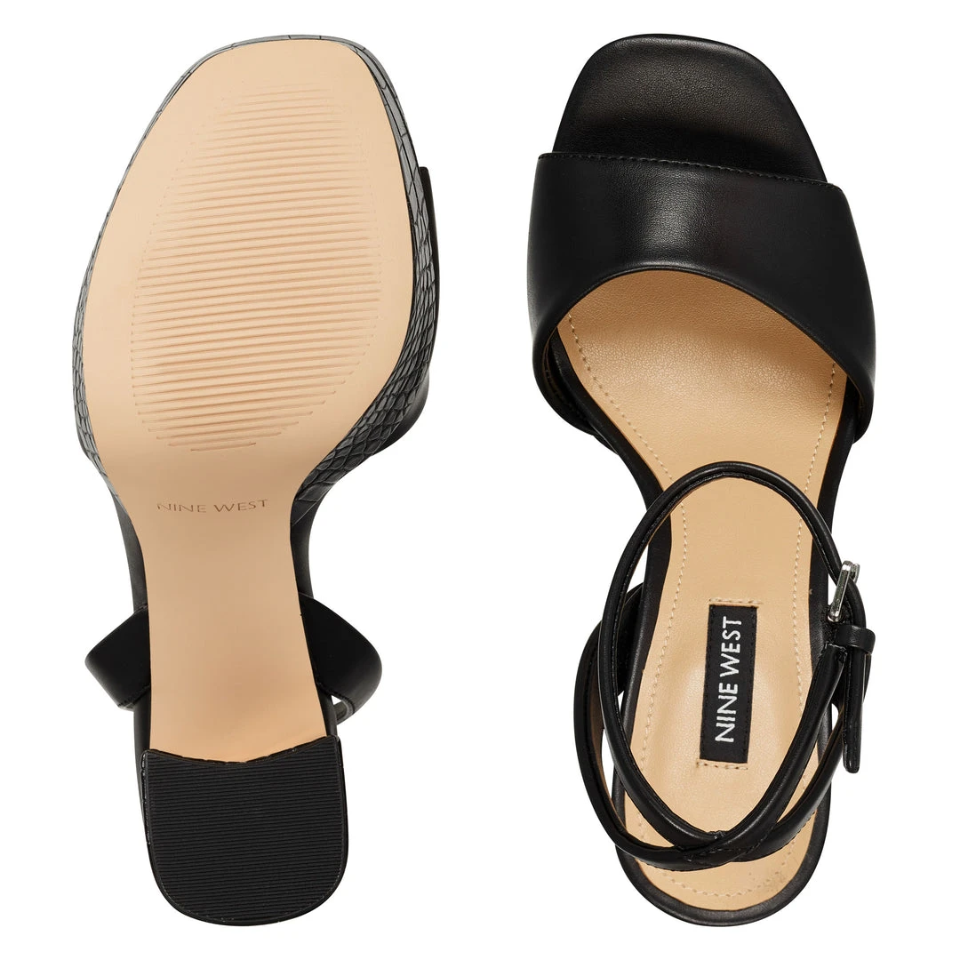 Nine West Zenna Platform Sandals High Impact Platforms 8 Nine West Zenna Platform Sandals High Impact Platforms