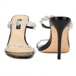Nine West In The Clear Ziggle Heeled Slide Sandals
