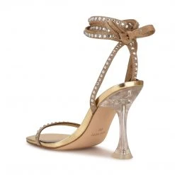 Nine West Lace It Up Zing Ankle Wrap Sandals