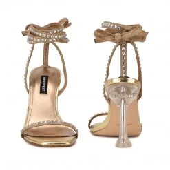 Nine West Lace It Up Zing Ankle Wrap Sandals