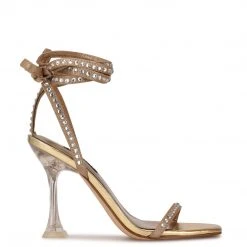 Nine West Lace It Up Zing Ankle Wrap Sandals