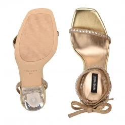 Nine West Lace It Up Zing Ankle Wrap Sandals