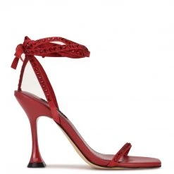 Nine West Zing Ankle Wrap Sandals Lace It Up