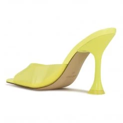 Nine West Zooza Heeled Slide Sandals Color Pop