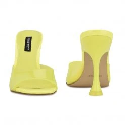 Nine West Zooza Heeled Slide Sandals Color Pop