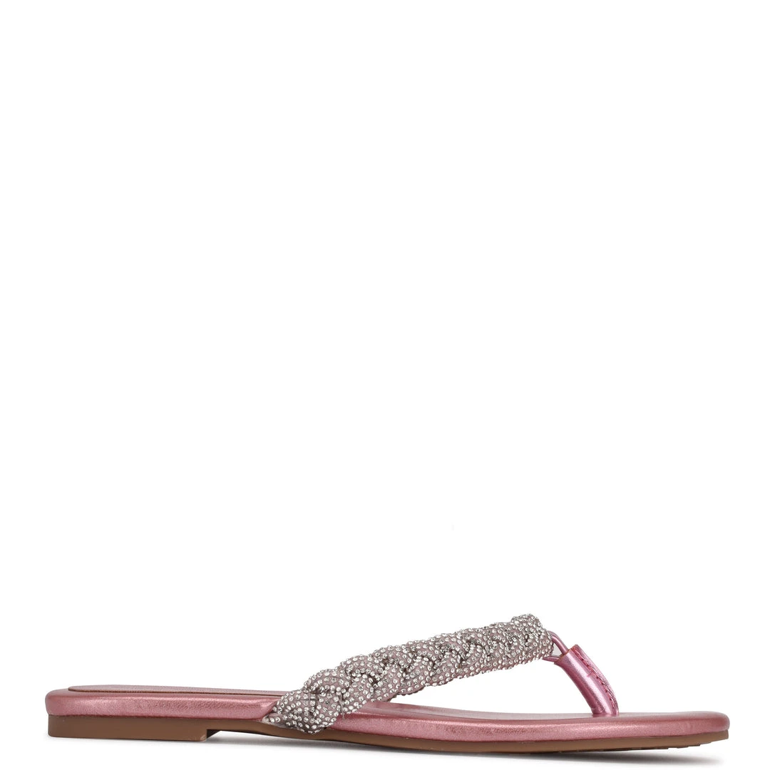 Nine West Tinee Flat Slide Sandals 3 Nine West Tinee Flat Slide Sandals