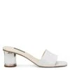 Nine West Fab Open Toe Slide Sandals Heels 2 Nine West Fab Open Toe Slide Sandals Heels