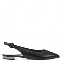 Nine West Fabiana Slingback Flats Mules & Slides