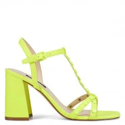 Nine West Color Pop Glimmer Block Heel Sandals