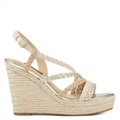 Nine West Weave Got You Halsee Espadrille Wedge Sandals