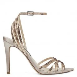 Nine West Heels Ivonne Ankle Strap Sandals