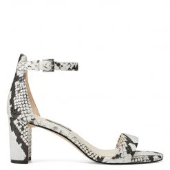 Nine West Pruce Ankle Strap Block Heel Sandals